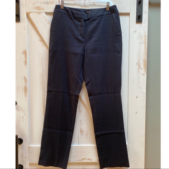 Jones New York Blue Tweed Pant - Picture 3 of 6